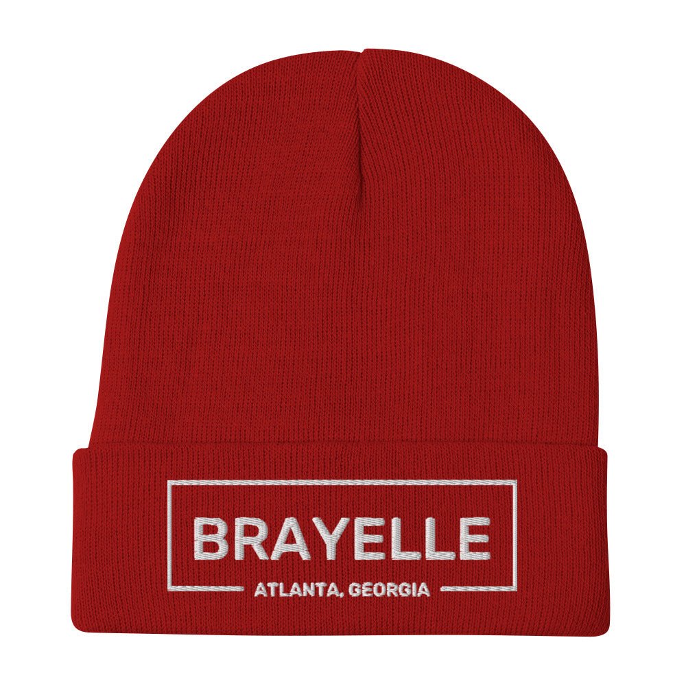 Embroidered Beanie - Brayelle